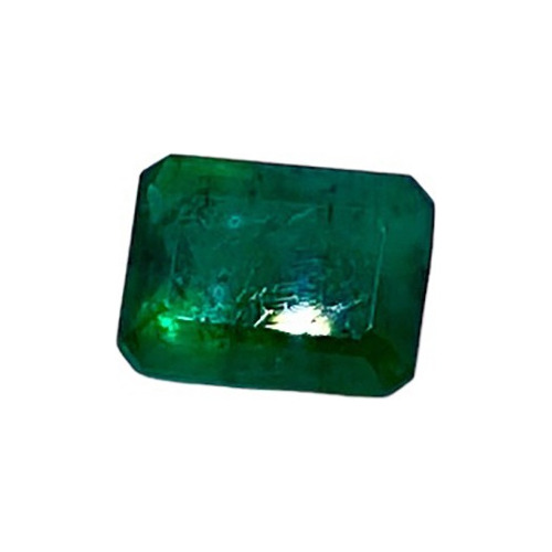 Esmeralda Natural Octogonal Verde Vívido 7.6x5.7mm