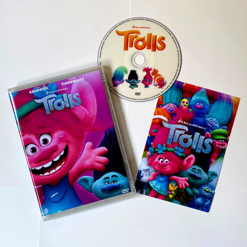 Dvd Trolls 2016 Dublado E Legendado