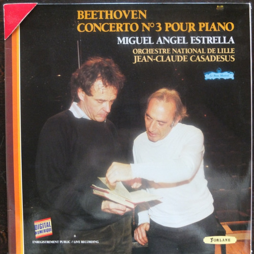 Vinilo  Beethoven Concerto N°3 Pour Piano Miguel Angel Estre