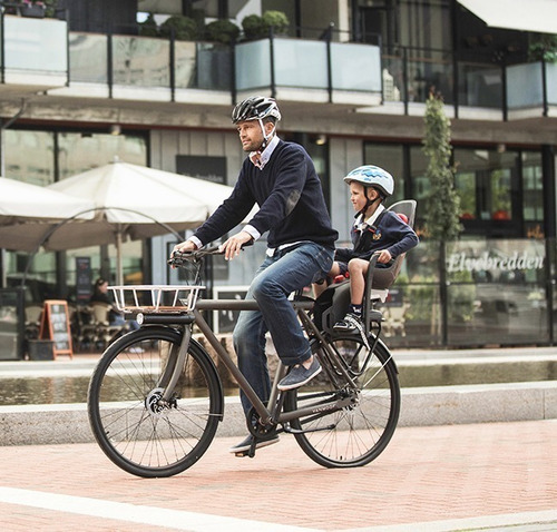 Imagen 6 de 10 de Porta Para Bicicleta R 26 A 29 Disco O V-brake Silla Alforja
