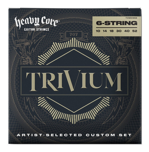 Cuerdas Electrica Trivium Dunlop Lab Series 10-52