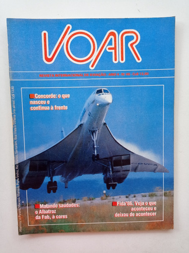 Revista Voar Nº 45 - 1986 - Fida 86 / Albatroz