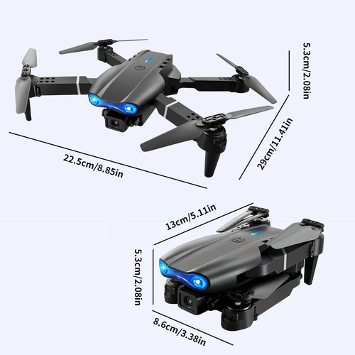 Mini Drone Profesional 4k Cámara Dual Giro 360 Soporta