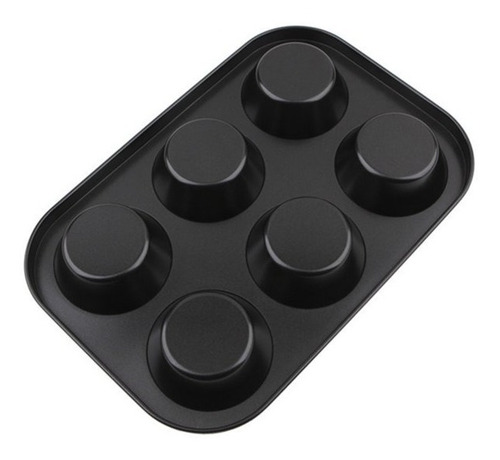 Imagen 4 de 6 de Molde Teflon Muffins X6 Cupcakes Antiadherent - Sheshu Home
