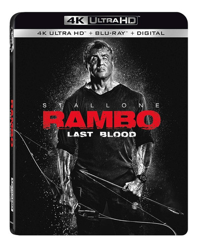 Filme Rambo Last Blood de Sylvester Stallone 4k + Blu-ray