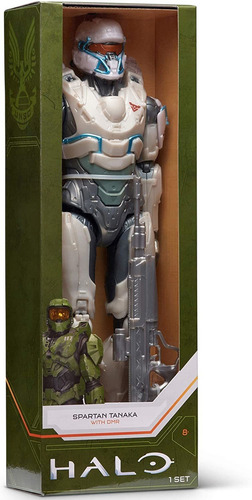 Boneco Halo 30 Cm - Figura Spartan Tanaka E Acessório - Wct
