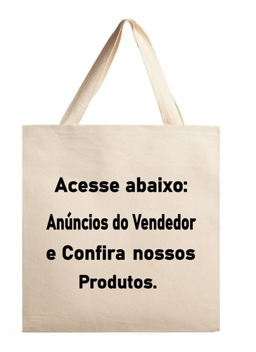 10 Sacolas Ecológicas 38x40(ecobag)tecido Algodão Cru Lisa