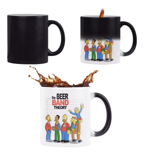 Taza Mágica Los Simpson Big Bang Theory