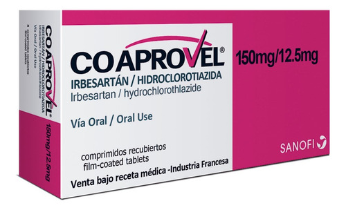 Coaprovel 150 Mg / 12.5mg Irbesartan / Hidroclorotiazida