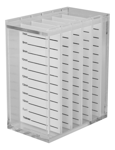 Soporte Acrílico Para Pestañas Individuales, 5 Capas, Transp