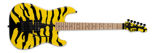 Guitarra Esp Ltd George Lynch-200 M1 Tiger Lgl200mt - Yellow Orientação Da Mão Destro
