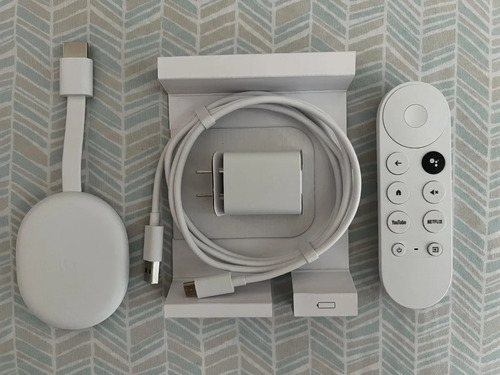 Google Chromecast Con Google Tv Hd Color Blanco Color Blanco Tipo De Control Remoto De Voz