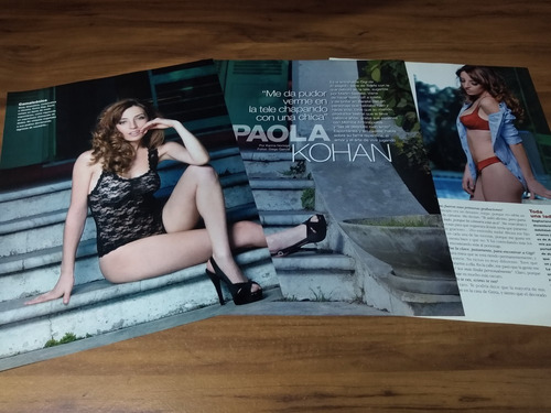 (ak401) Paola Kohan * Clippings Revista 3 Pgs * 2010