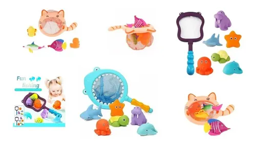 Juego De Pesca Magnética Para Baño Lilliputiens – Caña Y Animales Flotantes, Desde 10 Meses