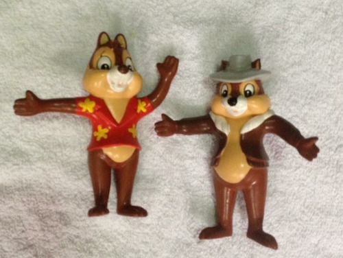 Figuras Chip And Dale. Disney. Just Toys. Flexibles.