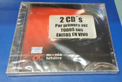 Moenia - Hitslive 2005 2cd Nuevo Sellado Edicion Mexican Jcd