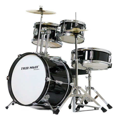 Bateria Tiger Bmd Jr50b Infantil Black