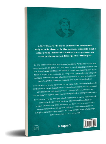 Las Estancias De Dzyan, De M. Blavatzki. Serie N/a Editorial Aquari, Tapa Blanda En Español, 2023