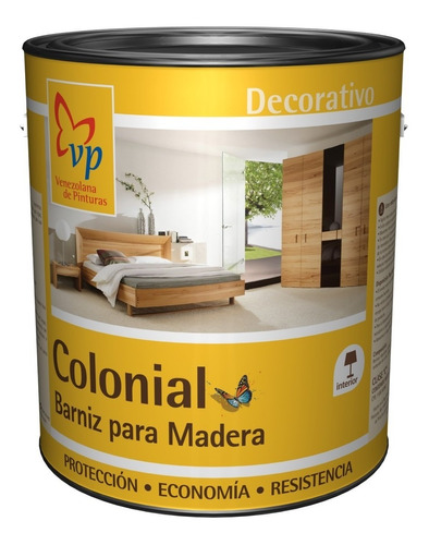 Barniz Colonial  Transparente Mate Galon 