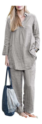 /conjuntos De Camisa Casual De Manga Larga Y Pantalones