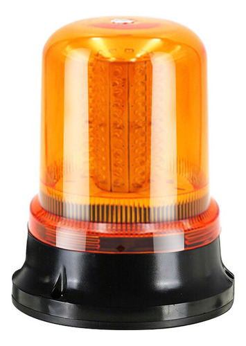 Lámpara De Baliza Ámbar 80led Luz Estroboscópica Giratoria D