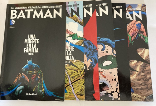 Comic Dc: Batman - Una Muerte En La Familia. 6 Tomos, Historias Completas  Editorial Unlimited | Cuotas sin interés