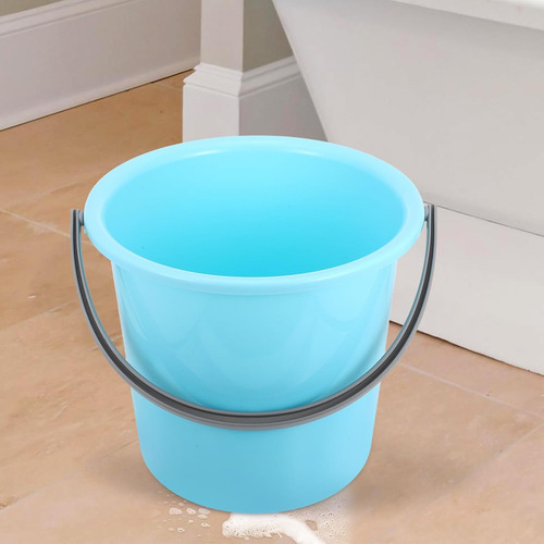 Cubo De Plástico Con Asa Para Almacenamiento De 18 Litros