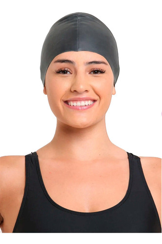 Gorro De Natación De Silicona Negro