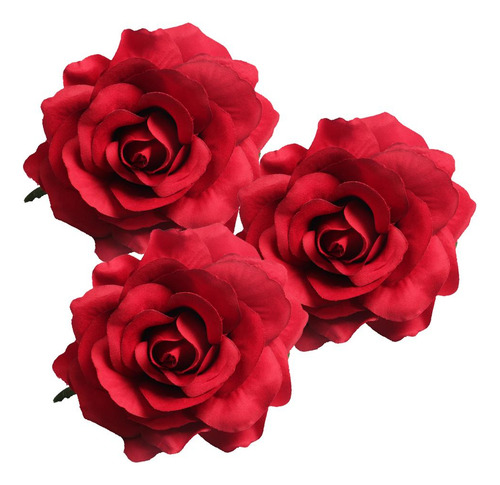 40 Piezas De Capullos De Rosa De Seda Artificial Cabezas De