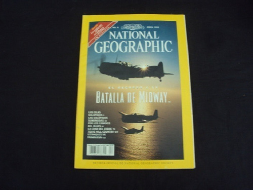 Revista National Geographic (abril 1999) Batalla De Midway
