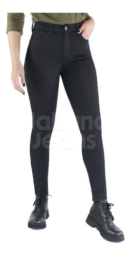 Pantalon Jean Elastizado Tiro Alto | Nahana (65520)