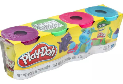 Play-doh Hasbro Empaque X4