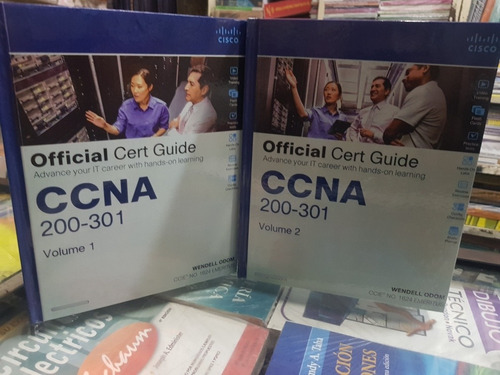 Libro Cisco Ccna 200-301 ( 2tomos ) En Ingles A Color 