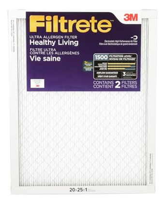 Filtro De Aire Filtrete 20x25x1, Mpr 1500, Merv 12, Filtros 