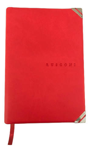 Agenda Rusconi Classic Medium Portada Rojo