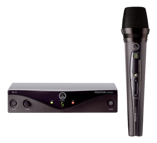 Micrófono AKG PW45 Vocal Set Dinámico Cardioide color negro