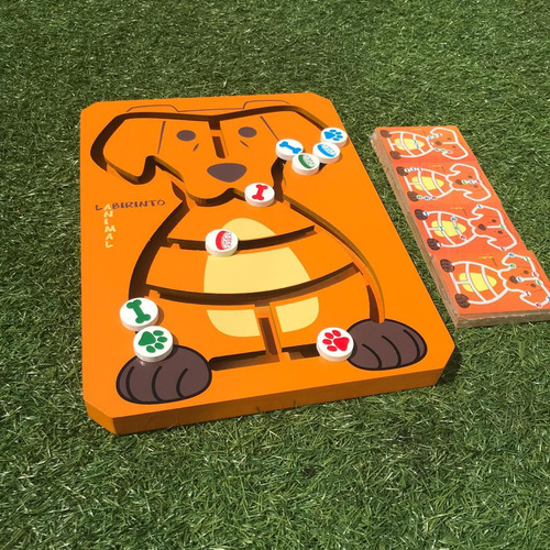 Imagem 9 de 9 de Jogo Labirinto Animal Brinquedo Educativo Infantil Madeira