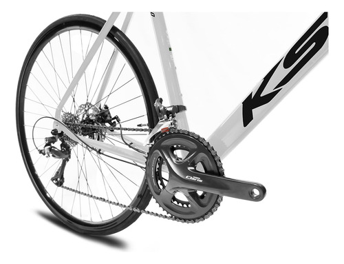 Bicicleta Speed Road Aro 700 Ksw Com Shimano Claris 2x8 16v