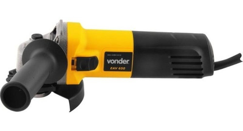 Esmerilhadeira angular Vonder EAV 650 de 50 Hz/60 Hz amarelo 650 W 127 V + acessório