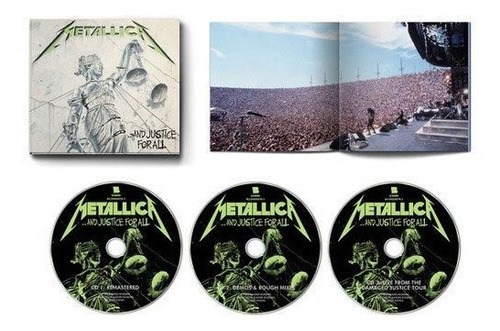 Metallica - And Justice For All (remastered) 3cd - Importado