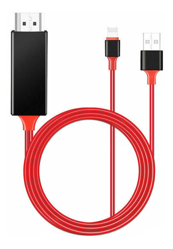 Cable Lightning Hdmi Tv iPad iPod iPhone 5 6 7 8 X Adaptador