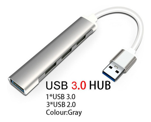Imagen 4 de 5 de Hub Usb Tipo C De 4 Puertos