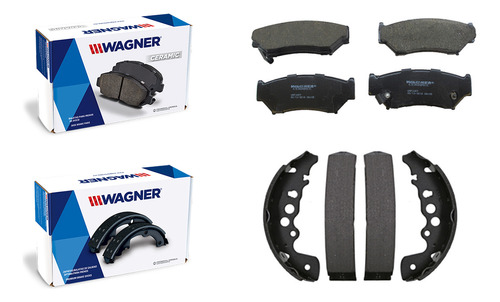 Kit Balatas Delantera Traserat Cer Wgnn Tracker 4ps 4x4 2003