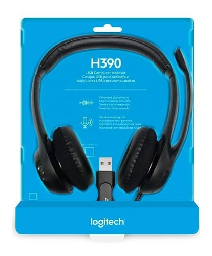 Auriculares Con Micrófono Usb H390 Para Ordenador