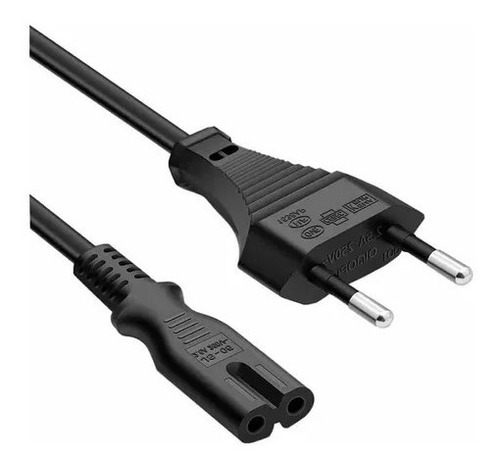 Cable De Poder Tipo 8 1,5 Metros 3 X 0.75mm2