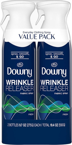 Eliminador Arrugas Downy Wrinkle Release, 275g - Paq. 2 Pzas