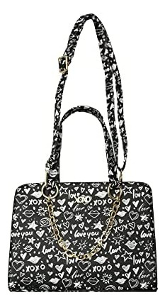 Xoxo Bolso De Mano Para Mujer Bolso Grande Con Estampado De