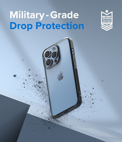 Imagen 2 de 4 de Funda Ringke Fusion Compatible iPhone 13 Pro 6.1 Anti Impac