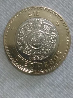 Moneda 10 Pesos Año 2019