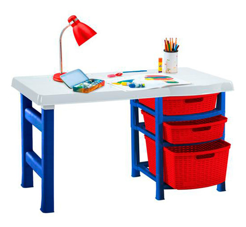  Mesa Escritorio Infantil Plastica Niños Kids Marca Rx      